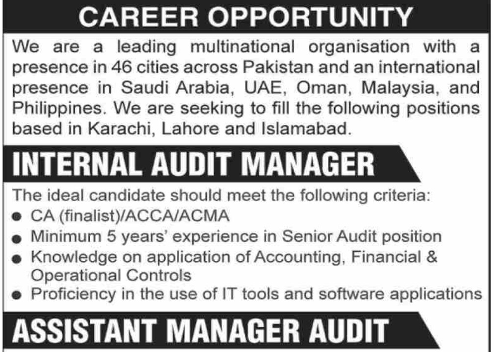 Leading Multinational Organization Job Opportunities 2024